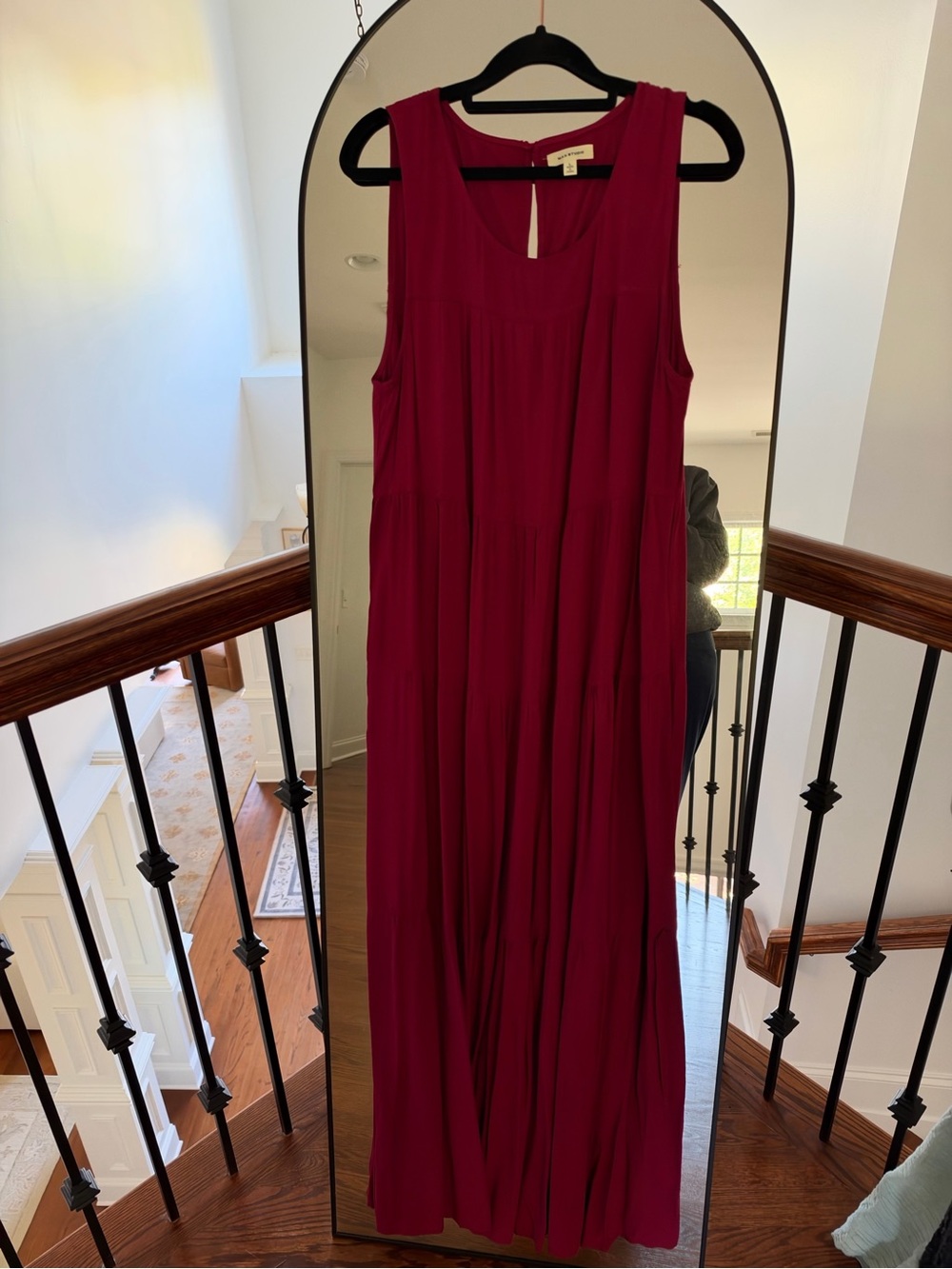 Max Studio Sleeveless Wine (pink/red) Maxi Dress